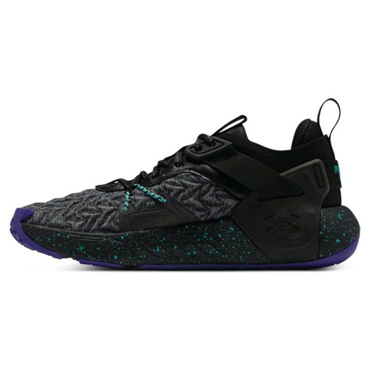 Under Armour Project Rock 6 Training Shoes Dark Grey Teal Women 3026535-001 37.5