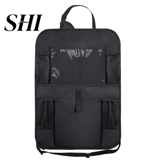 Car Seat Back Storage Bag Large Capacity Backseat Organizer Multi Pockets Kids Snacks Toys Travel Accessories Tidy B