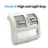 Modell B Bakre Luftkonditionering AC-ventilationsgaller Utloppsskydd för Mercedes Benz W212 E-klass E200 E260 E280 E300 E320 E350 E400