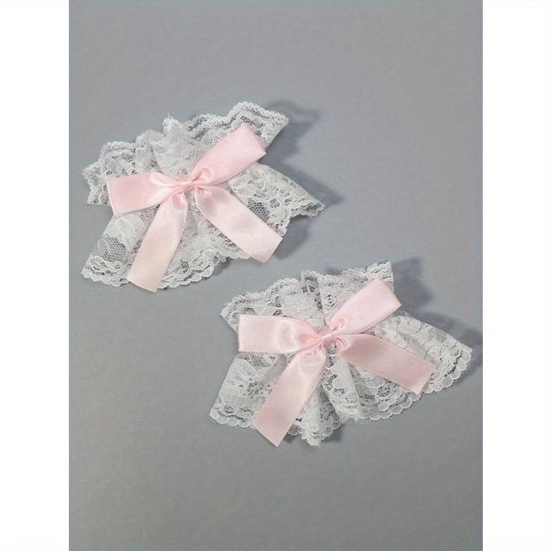 

Лолита Колледж Стиль Бант Перчатки Кружевные Рукава С Цветочным Узором День Святого Валентина Валентинки розовый