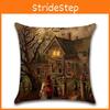 High-quality Flax Halloween Pumpkin Pillow Covers For Witch And Haunted House Decor