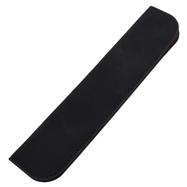 Soft Pencil Case Holder For One Pen PU Leather Pencilcase Writing Materials Stationery Storage Bag Office School Supplies Gift