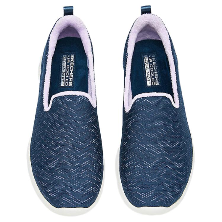 Skechers Go Walk Joy Bequeme Niedrige Freizeitschuhe Damen Sneaker Blau 124676-NVLV