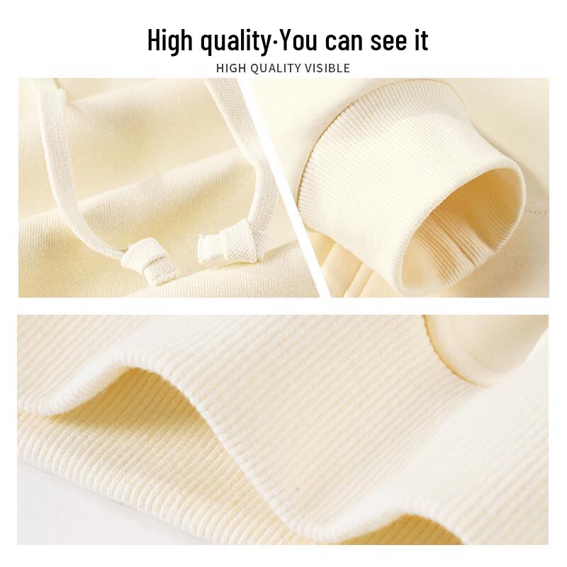 JEANSWEST Women's Fluffy Puppy Print Fleece Hoodie