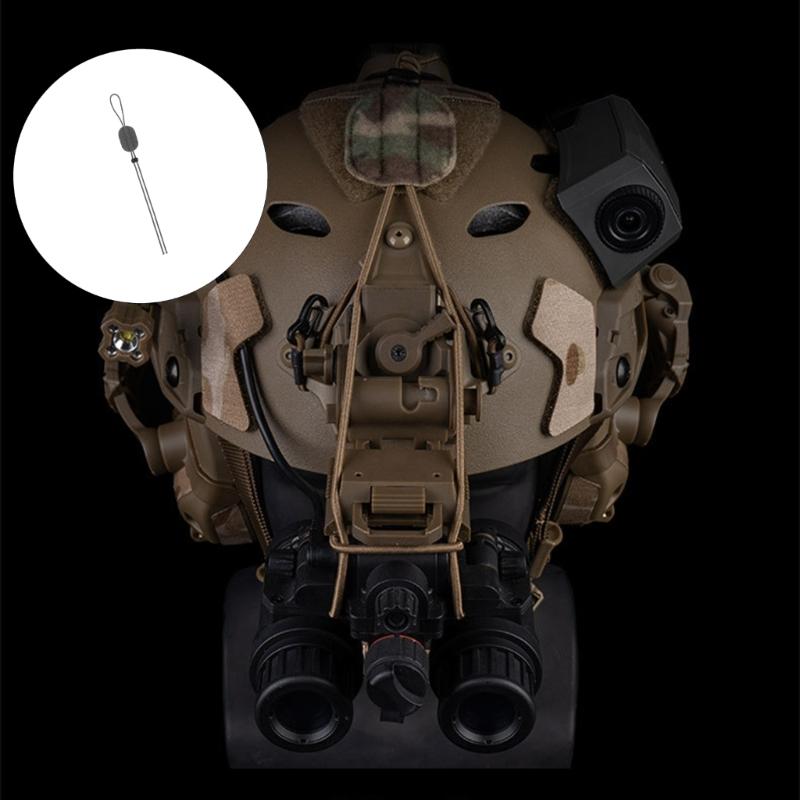Dump Trucks Reinforcement Rope Nylon Retention Lanyard Night Visible Device Fixed Strap Lanyard With Sliding Buckles