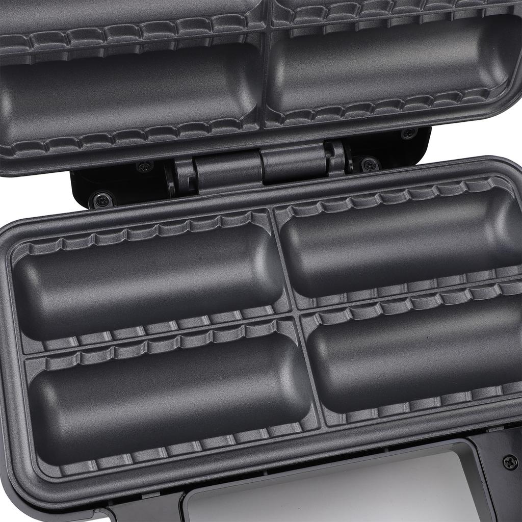 Sausage Roll Maker 800W Make 4 Sausage Rolls Snacks Non Stick Breakfast Machine