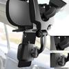Adjustable Universal Car Phone Stand Rotatable Rearview Mirror Mounting Stand with Folding Clip for Mobile Phones