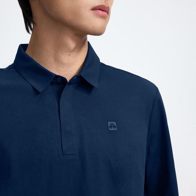 Pioneer Camp Men's City Commute Quick-Dry Long Sleeve Polo Shirt
