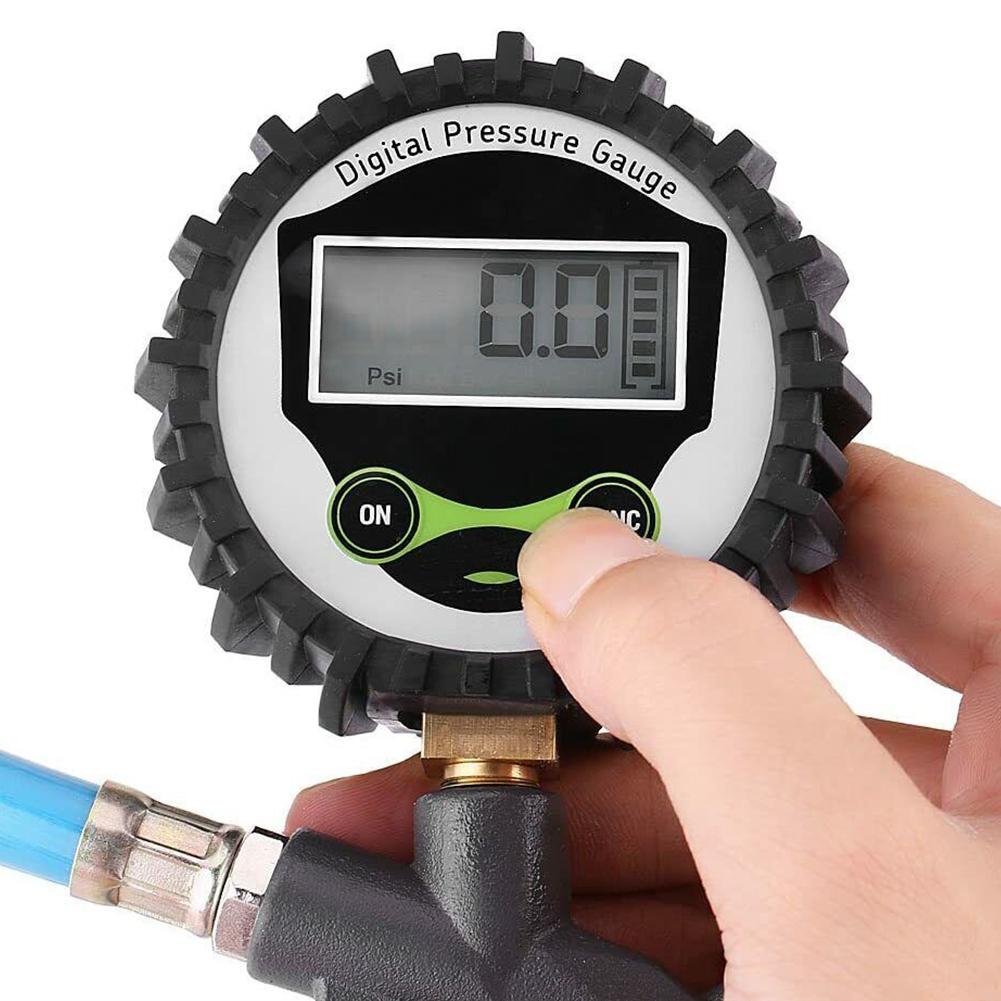 Digital Tire Pressure Gauge (0-255 PSI) With High-Precision Sensor LED Display Air Pressure Gauge For Easy Accurate Reading