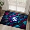 Borussia Dortmund Design Crystal Velvet Carpet Cozy Non?Slip Printed Rug For Bedroom Living Room Entrance