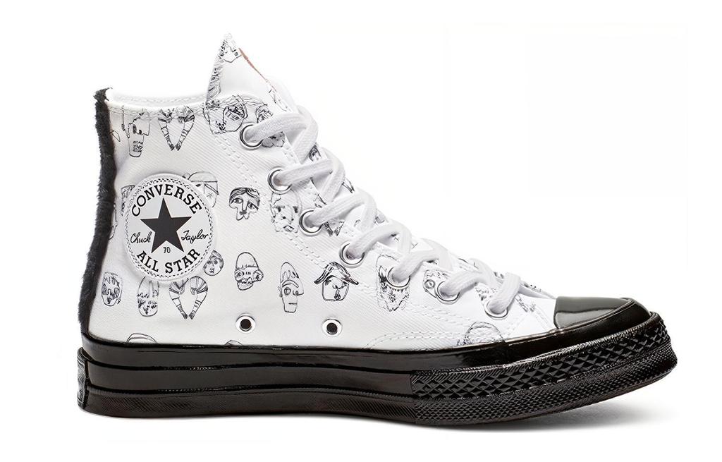 Shrimps X Converse Wmns Chuck 70 High 'White Black' Sneakers