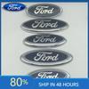 Car Sticker Ford 2025 Hot 1pcs 3D Blue for Ford Car Front Head Hood Bonnet Emblem Rear Tail Bumper Trunk Steering Wheel Covers S