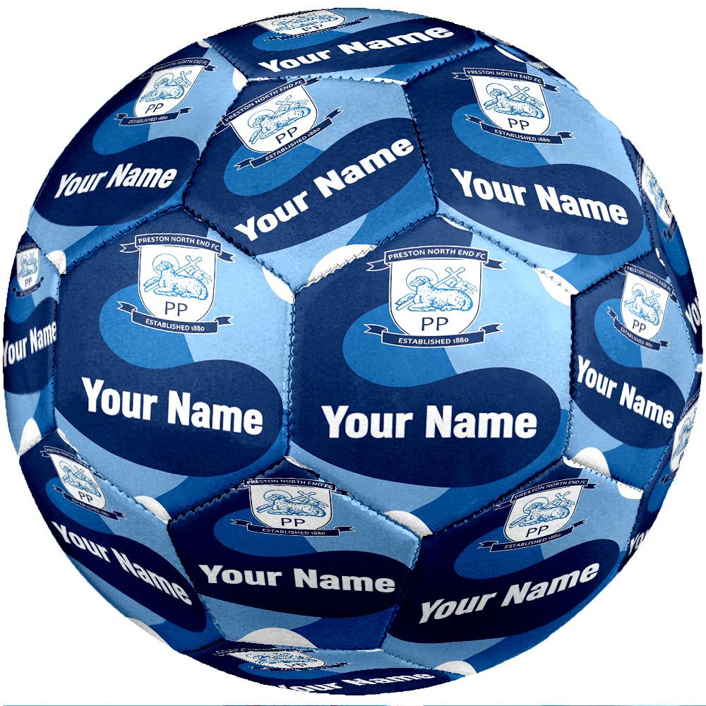 Preston North End Fashion Size 5 Football Wearproof Non‑Slip Soccer Ball For Sports Training Entertainment Use