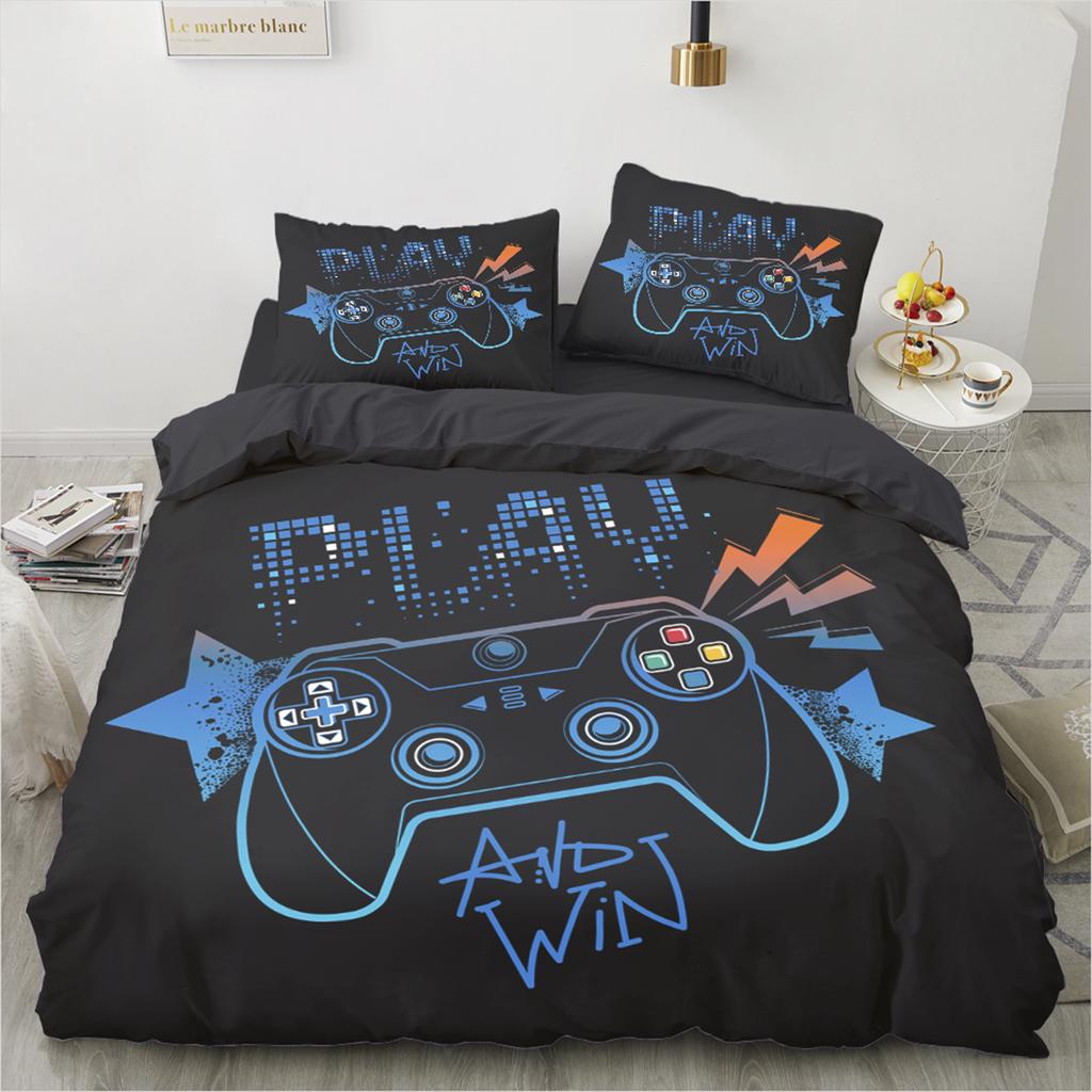 3D Printed Game Series Duvet Cover King Twin Queen Double Size Kit Pillowcase  New Wholesale Colorful Bedspread