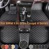 Floor Mats For BMW F36 Gran Coupe 4 Series 2014- Leather Full Coverage Car Floor Mats Luxury Floor Liners Interior