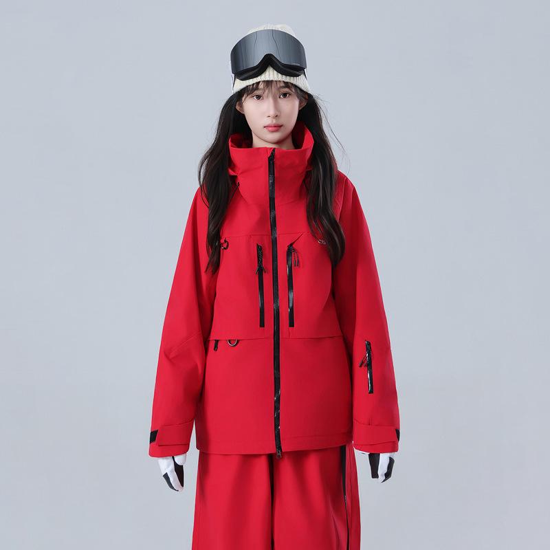 Wasserdichtes Ski-Anzug-Set für Damen und Herren: Verdickte, vollverschweißte Jacke & Hose zum Snowboarden & Skifahren.
