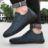 Men’s Moccasins Green Driving Shoes Wide Blue Flats Casual Shoes Plus Size Outdoor Summer Handmade Shoes