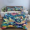 Colorful Mermaid Ocean Decor Set Soft Comfortable Duvet Cover Bedding Set Included 1*Duvet Cover & 2*Pillowcases, Gift