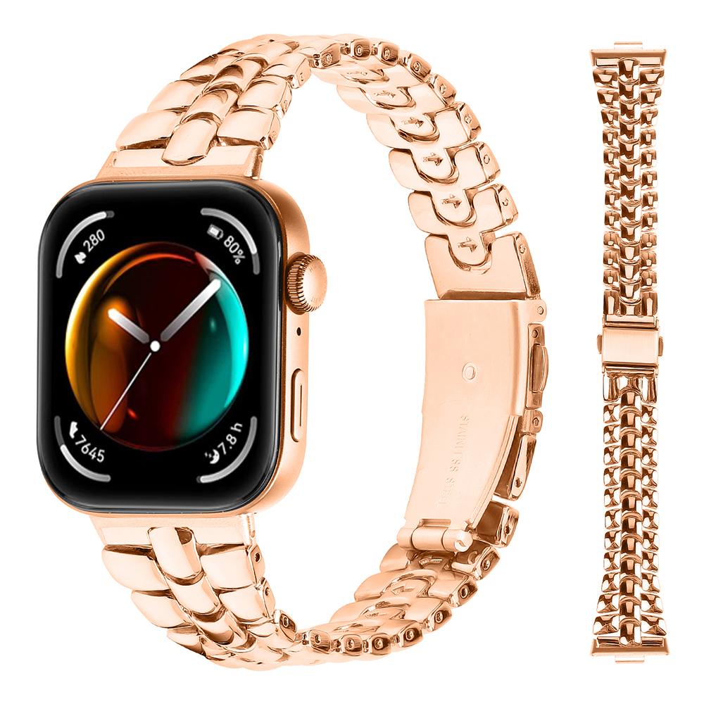 Für Huawei Watch Fit 3 Uhrenarmband Fischgräten-Design Armband