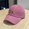 New Style Baseball Cap for Women In Autumn Simple Wide Brim Big Head Circumference Soft Top Peaked Cap Showing Face Small Retro Washed Hat