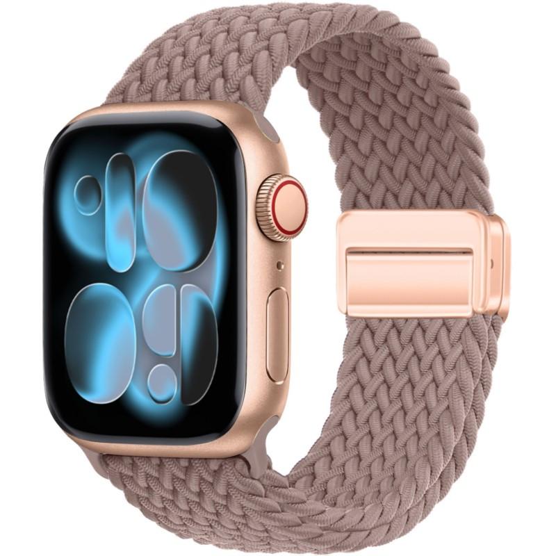 Case+Braided Strap For Apple Watch Bands 40mm 45mm 41mm 44mm 46mm 42mm magnetic correa Bracelet iWatch series se 3 6 7 8 9 10 11