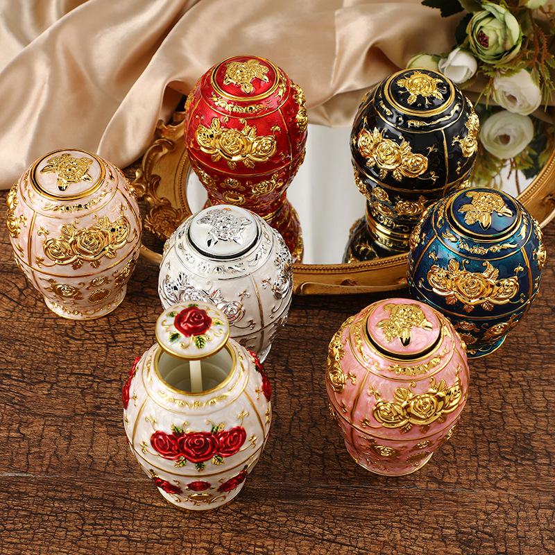 Toothpick Dispenser Case Automatic Retro Pop Up Toothpick Holder Storage Organizer Container Decoration for Home Decoration