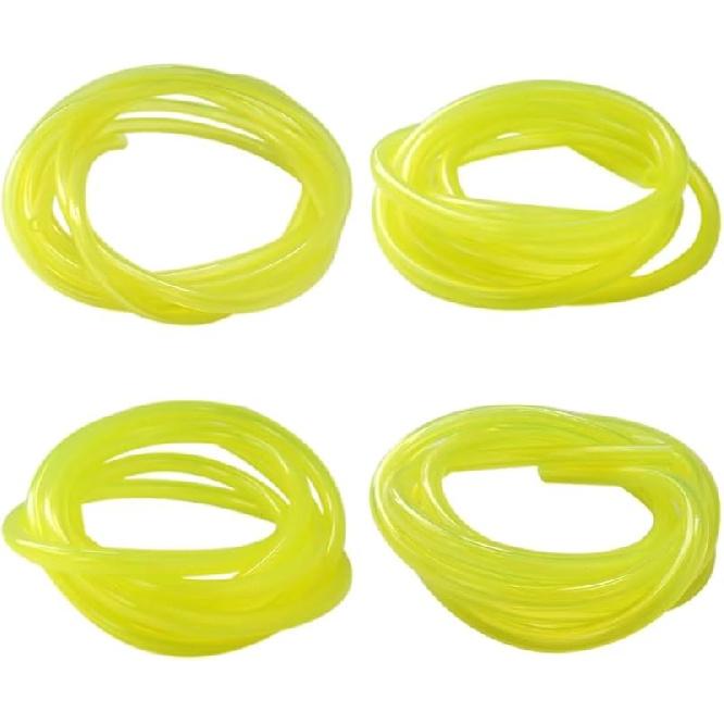 4 Sizes Gas Fuel Line Hose Yellow 8FT Fuel Tube for 2 Cycle Small Engine