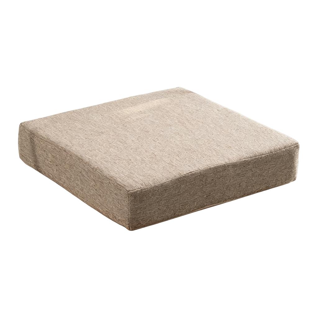 Linen Seat Cushion High Density Foam Padding Square 40x40x5cm Suitable for Solid Wood Sofa Chair Seat Replacement Cushion