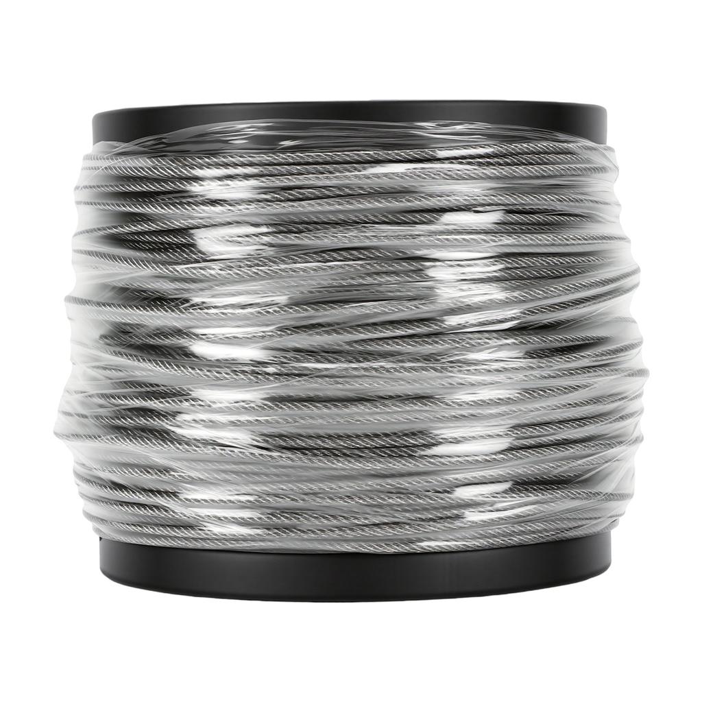 Wire Rope Kit 100m 2mm PVC Coated 304 Stainless Steel Wire Rope Cable with Turnbuckles for Climbing Plants Hanging