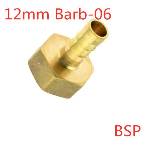 Brass 12mm 14mm 8mm 10mm 19mm 25mm Hose Barb Tail Fitting 3/4" PT BSP Female Thread Connector Joint Copper Pipe Coupler Adapter