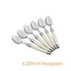 4-6pcs Ivory White Cutlery Set Stainless Steel Laguiole Tableware Elegant Dinner Set Western Knife Fork Spoon Teaspoon Xmas