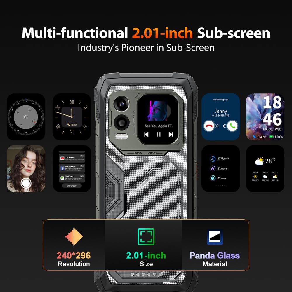 Celular Blackview Xplore 1 Pro 5G 48GB+512GB 20000mAh Tela de 6.78" 64MP Android 15 Smartphone