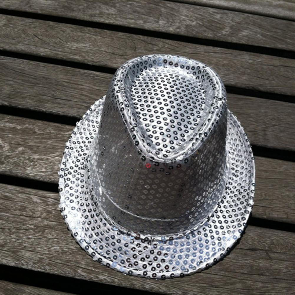 Children Jazz Top Hat Bright Color Sequined Show Hat