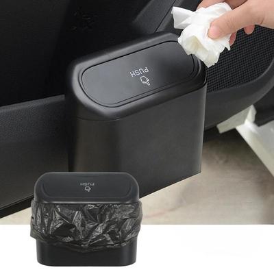 Car Trash Can Car Chair Back Car Door Hanging Storage Box Multi-function Garbage Bag Car Sueds Storage Supplies