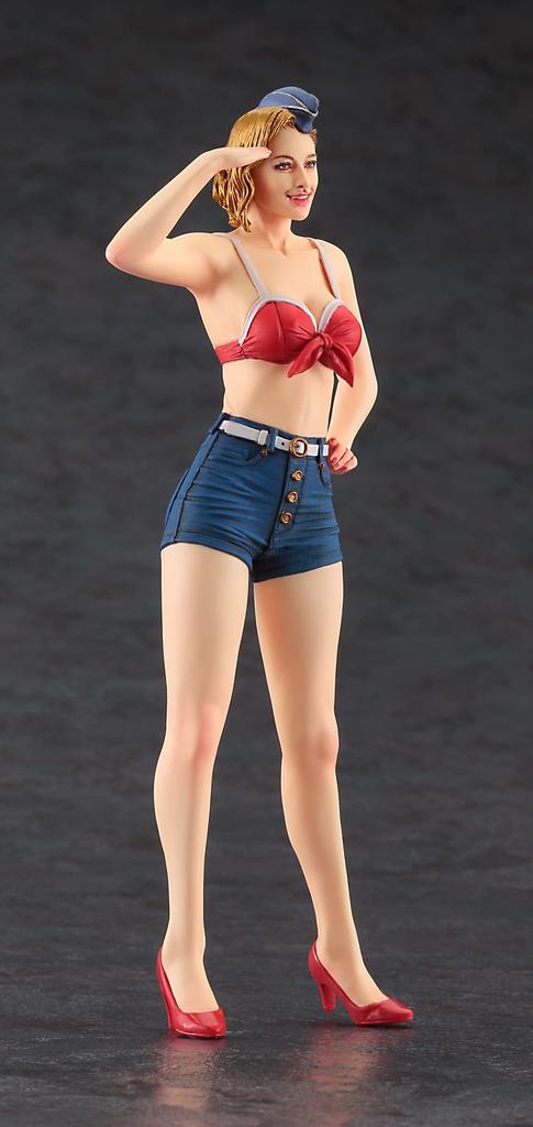 Hasegawa Real Figure Collection Girl Unpainted Resin Kit SP507 1/12 No.12 Pin-up
