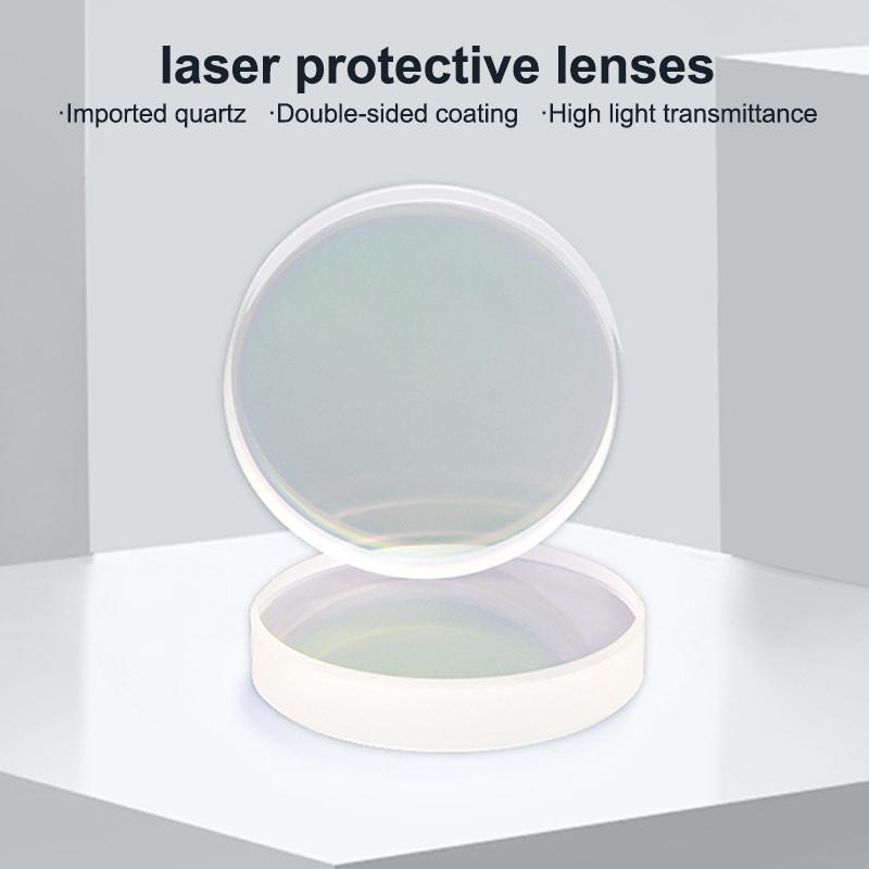 Laserschutzlinse 18X2 20X2 30X5 37X7 Jgs1 Schmelzquarz Schutzfenster für Wsx Laserschneidmaschine