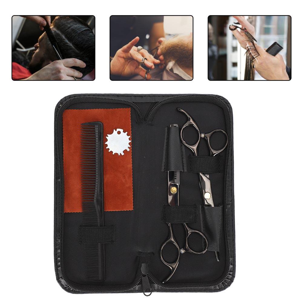 6 Inch Professional Hair Cutting Thinning Scissors Salon Barber Hairdressing Shears Black