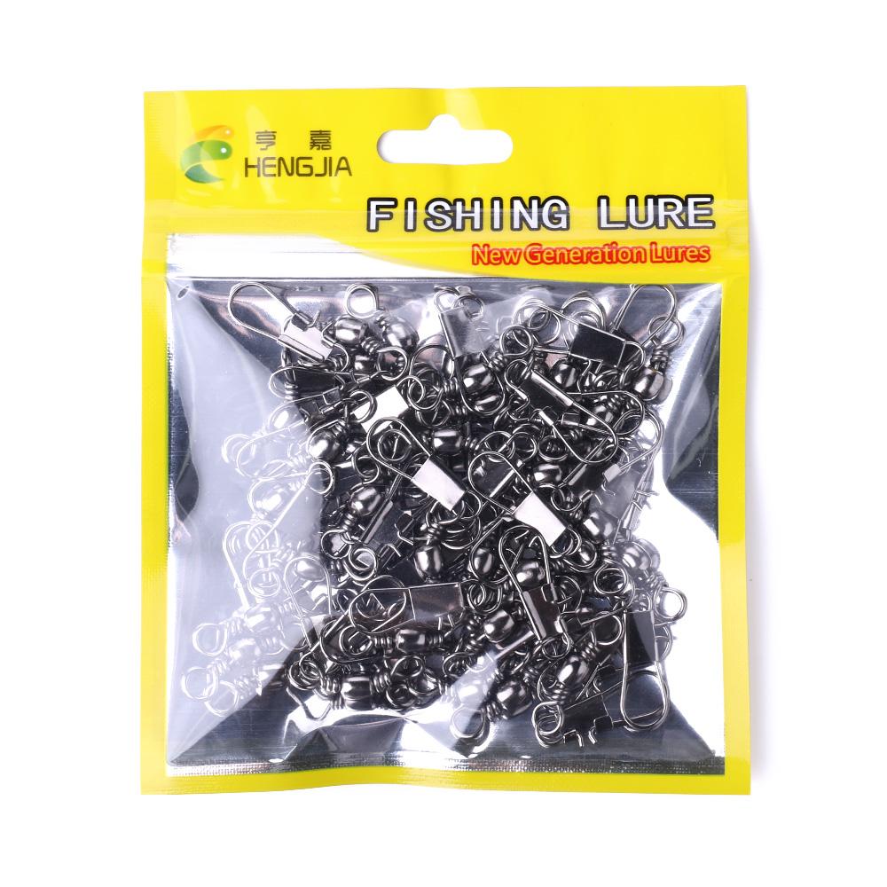 50pcs/bag Newup Fishing Tools Accessories B-pin Swivel Fishing Connector