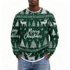 Men's Christmas Neck Pullover Sweatshirt