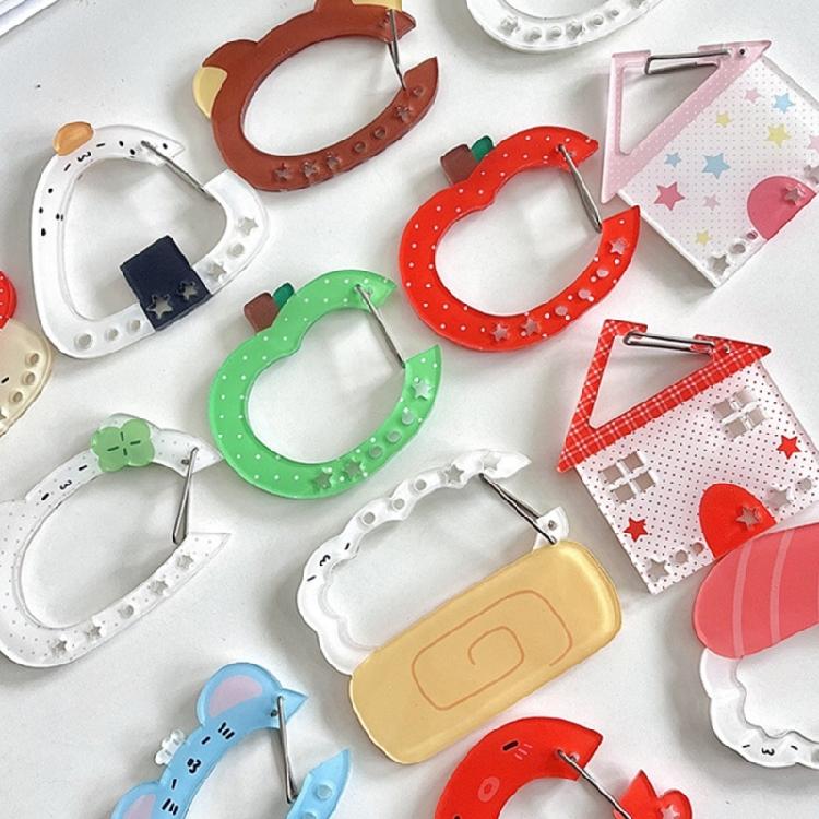 Practical Functional Carabiner Keyring Keychain Clip Backpack Pendant Handbook Decoration Ita Bag Buckle Accessories