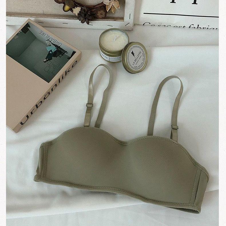 Macaron Nahtloses Lift-Up Bandeau: Kabelloser BH mit Unterarmstütze für kleine Brustkörbe