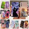 For Realme 7 5G Case RMX2111 Cute Cat Luxury Painted Cover Soft Silicone Phone Case For Realme 7 Pro Realme7 5G Back Cover Coque