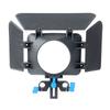M1 Matte Box Camera Shade for 15mm Rail Rod Follow Focus Rig Cage Camera