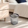 Plastic Trash Basket Luxury Dustbin Washable Stripe Garbage Container  Household