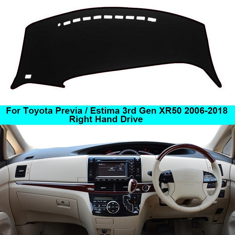 For Toyota Previa / Estima 2006 - 2018 Car Dashboard Cover Dashmat Dash Mat Carpet Cape 2 Layers Sun Shade Dash Board Cover