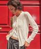 Plac Women Snow Flower Ribbon Cardigan Ivory