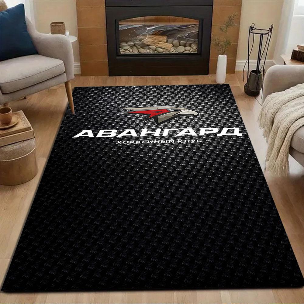 Avangard Hawk Hockey Design Patterned Carpet, Non Slip Mat Suitable for Living Room and Bedroom Sofas