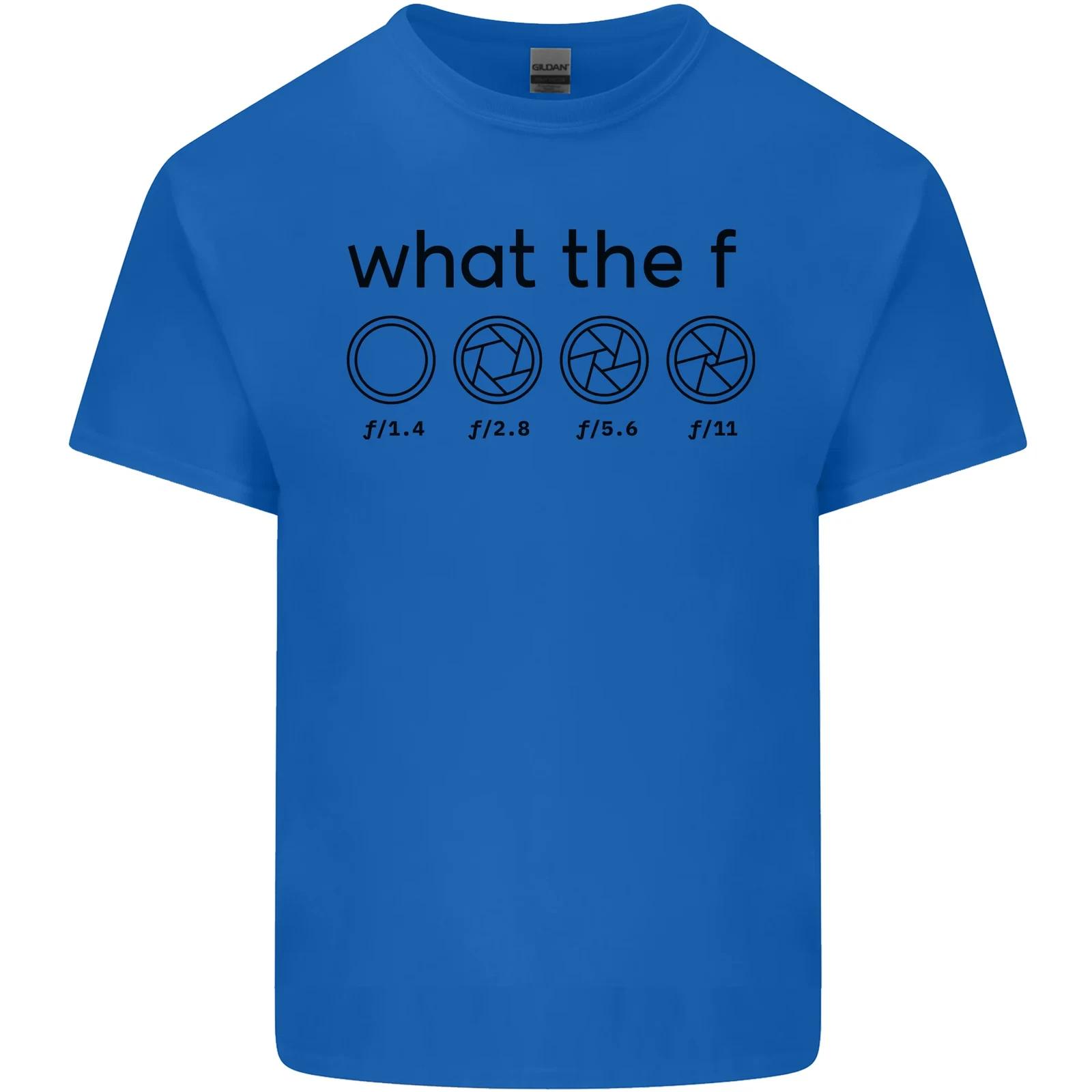 

Funny Photography F Stop Camera Lense Kids T-Shirt Childrens M