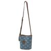 New MLB Polyester Bucket Bag, Shoulder Bag, Crossbody Bag Regular Unisex Light Blue 3ABMMV65N-50BLL