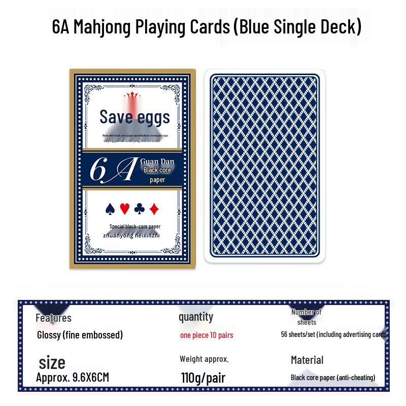 QCF Premium Black Core Playing Cards